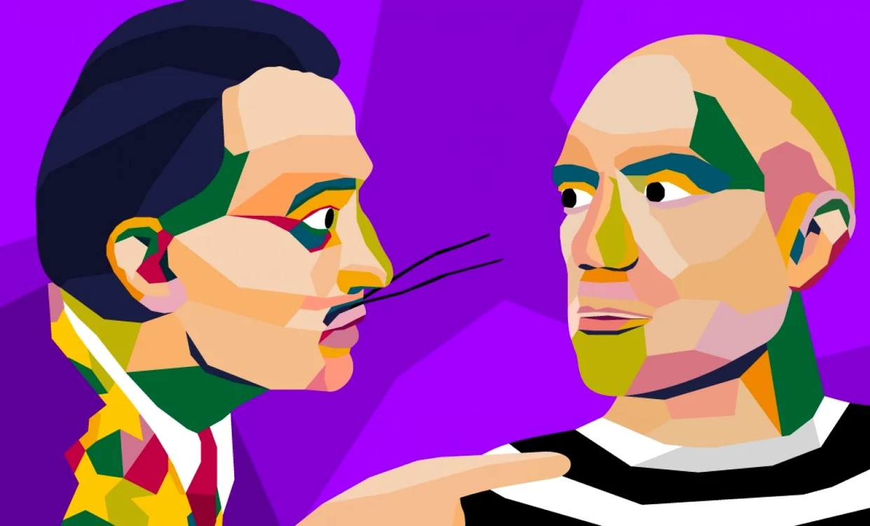Pablo Picasso şi Salvador Dali