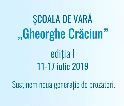 Școala de vară „Gheorghe Crăciun” Concurs de selecție jpeg
