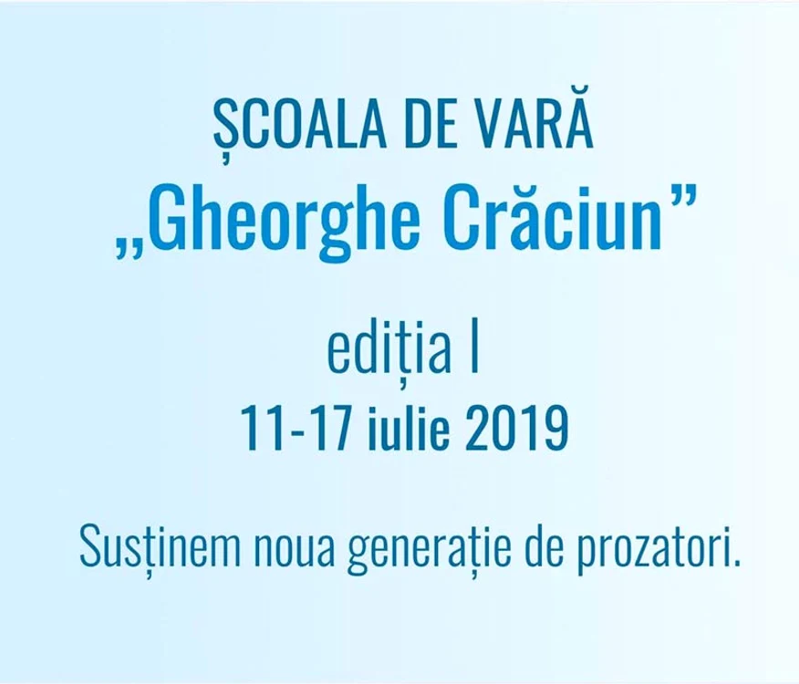 Școala de vară „Gheorghe Crăciun”  Concurs de selecție jpeg