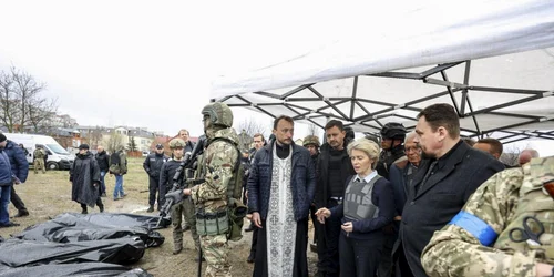 Ursula von der Leyen in Ucraina FOTO EPA-EFE