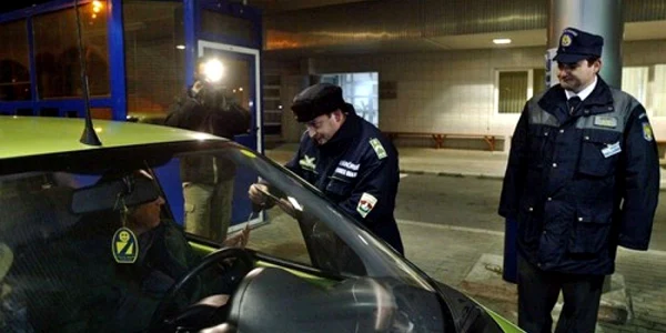 Pensionar prins fără permis. FOTO ITPF