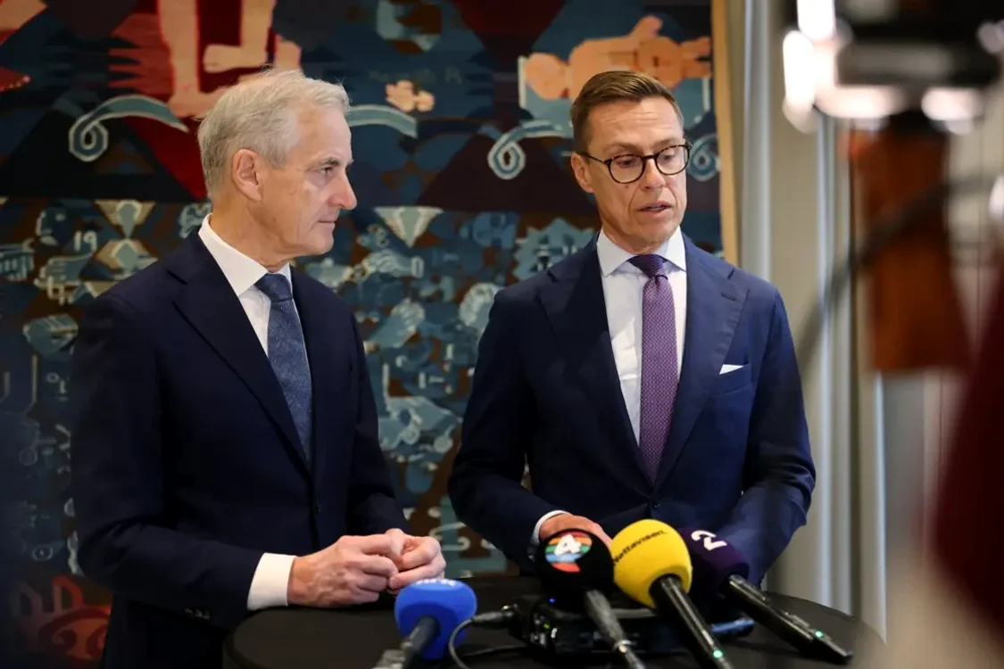 Liderii Finlandei și Norvegiei, Alexander Stubb și Jonas Gahr Store