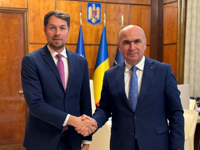 Ilie Bolojan și Jeroen Clicq/FOTO: Guvernul României