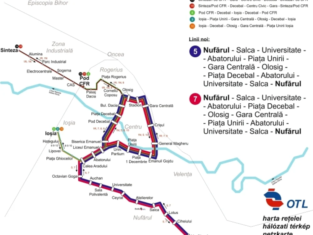 Prima linie de tramvai construită după 1990 în România a fost dată în folosinţă la Oradea FOTO