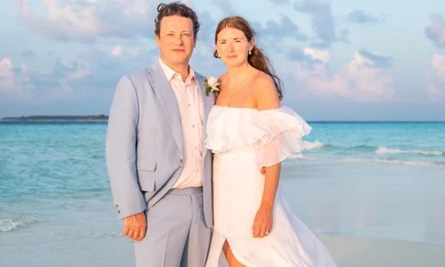 Jamie Oliver si Jools Ceremonie reînnoire jurăminte Instagram 1 jpg