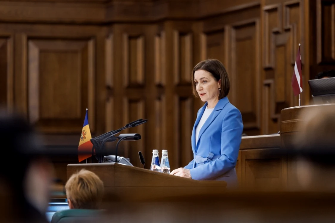 Maia Sandu l-a felicitat pe Peter Magyar după victoria în alegeri. FOTO: Presedinte.md