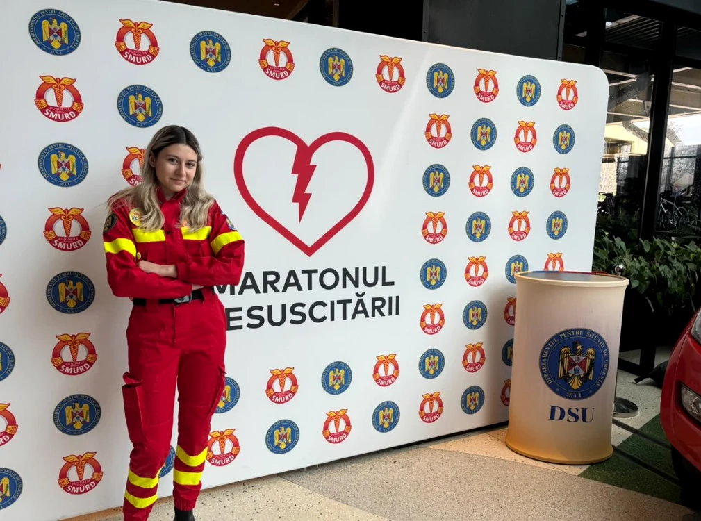 Bianca Maria Oană este cel mai tânăr paramedic FOTO: arhiva personală B.M.O.