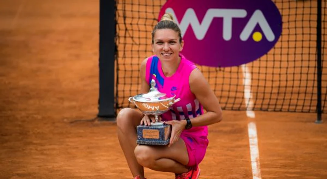 Simona Halep, după trofeul câștigat la Roma, în 2020
