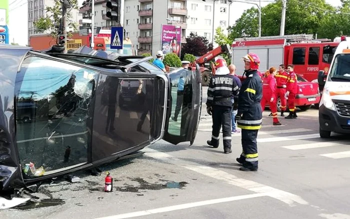 Accident la Timişoara FOTO Info Trafic Jud.Timiş