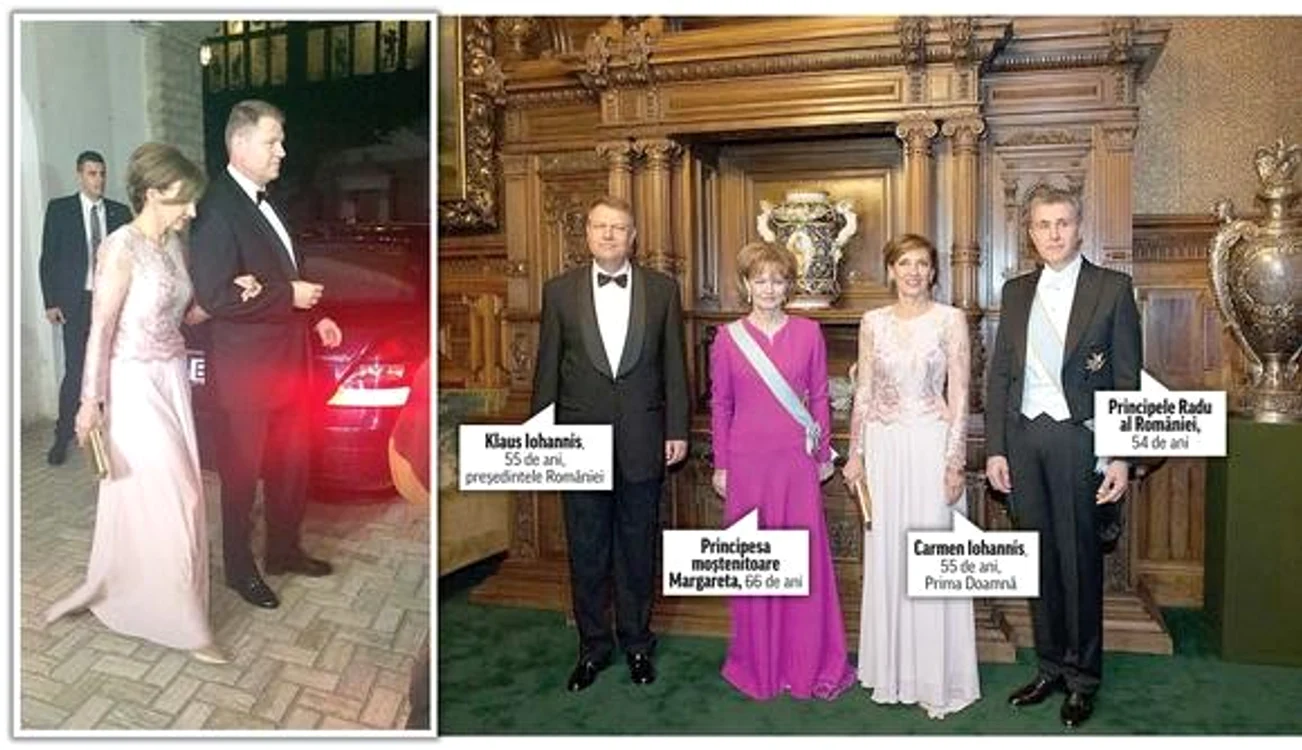Carmen Iohannis a purtat o rochie semnată de Eli Lăslean la dineul oferit de Principesa Margareta