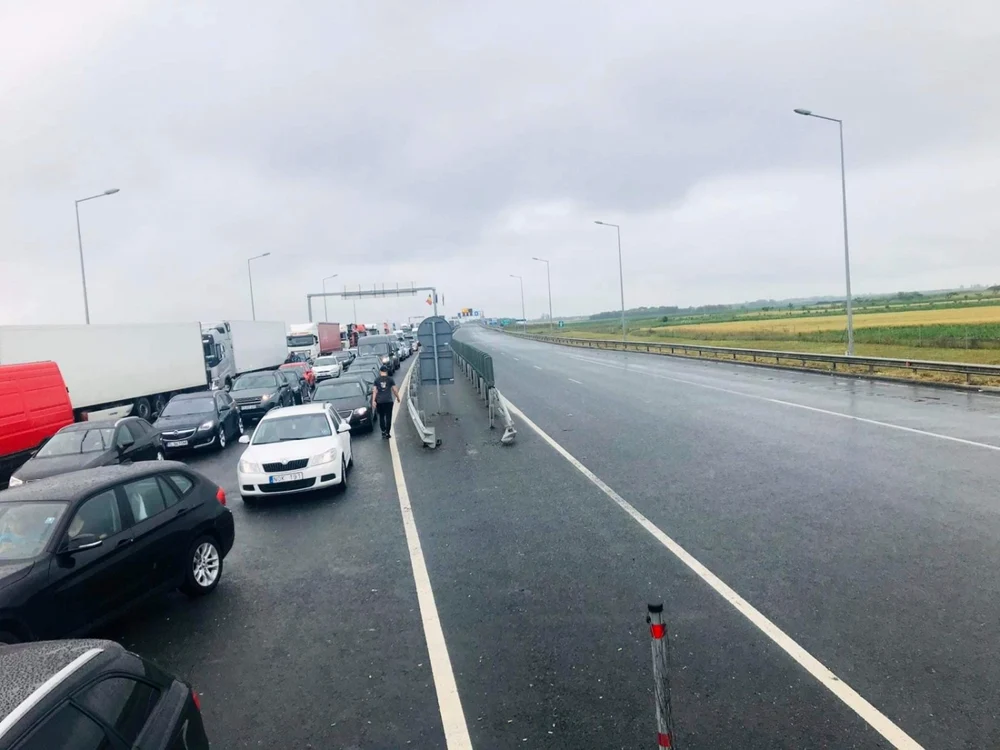 Trafic intens la frontieră FOTO Adevărul
