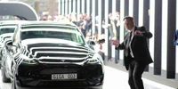 Elon Musk la inaugurarea fabricii Tesla din Germania FOTO EPA-EFE