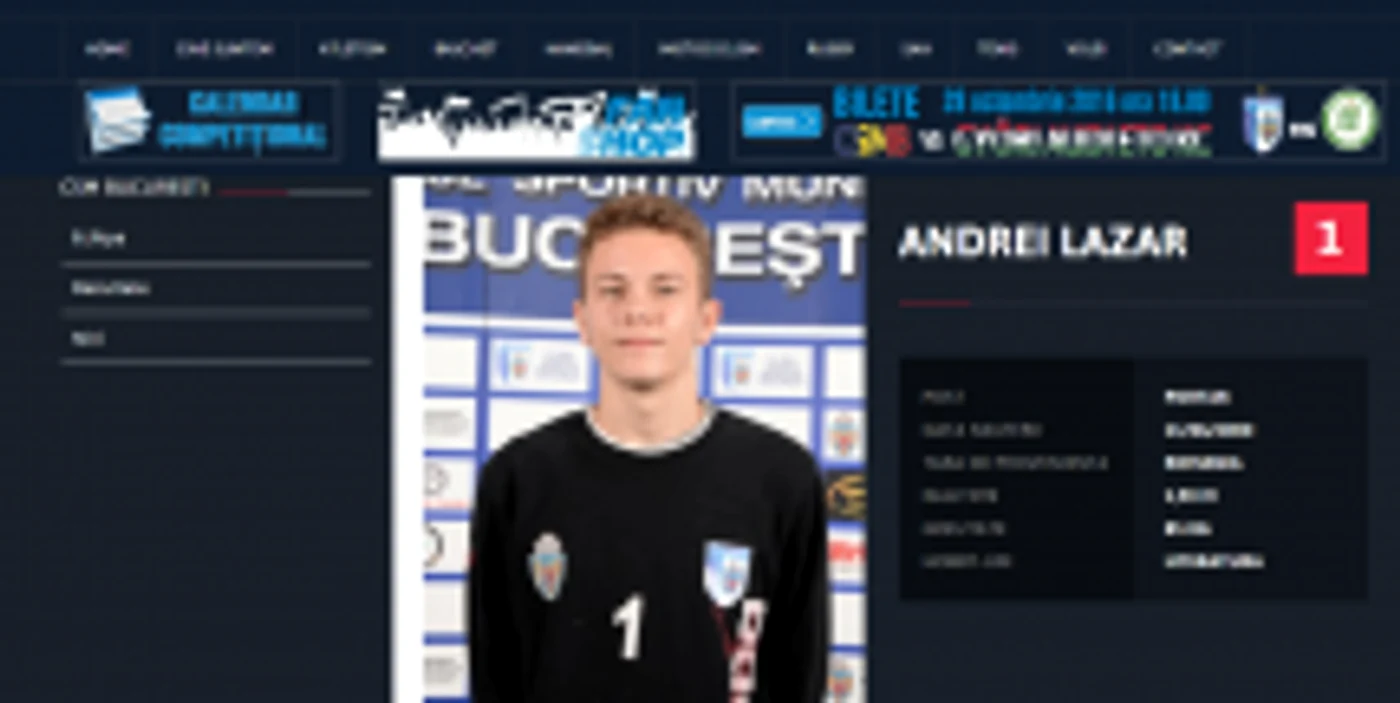 La 16 ani, Andrei are 1,90 m înălţime, o agilitate ieşită din comun şi nu are frică de minge, după cum spune antrenorul său