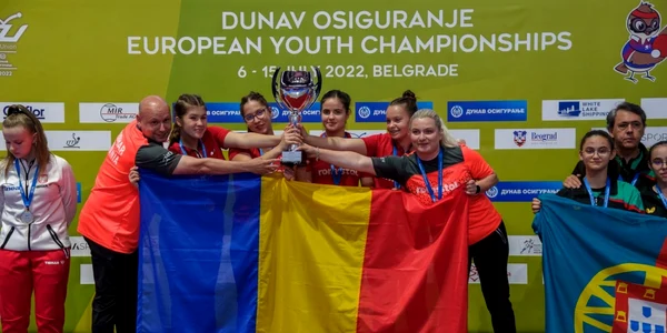 junioarele U15 la tenis de masă sunt campioanele europei - foto FRTM
