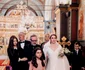 Mikaela Albu la nunta tatălui său, Mihai Albu, cu Elena Nechifor. FOTO: Silviu Covaci