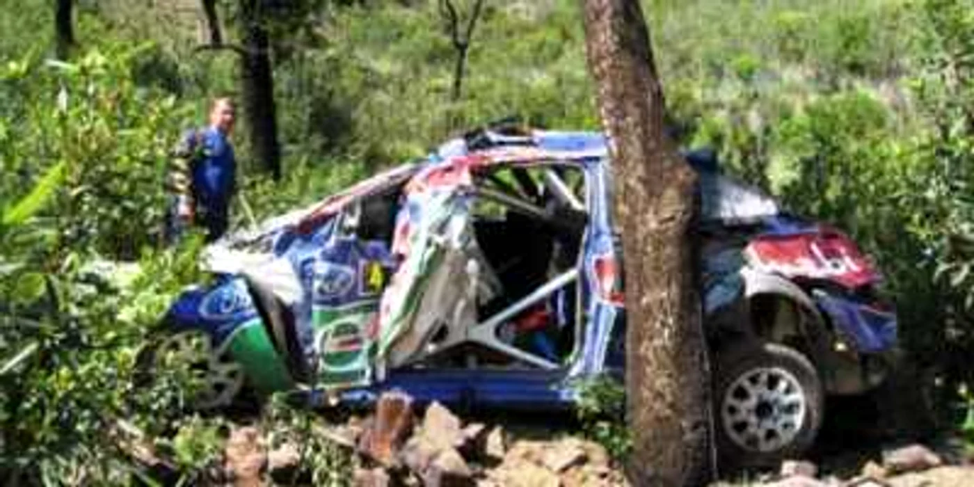 Aşa arăta maşina lui Latvala după accident