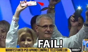 Viorica Dăncilă nu a știut să aprindă lanterna telefonului la mitingul PSD jpeg