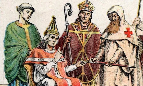 French School   Religious costumes in the Middle Ages 2 jpg