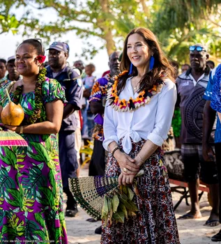 Prințesa Mary a Danemarcei, în Vanuatu