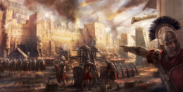 Romanii asediind o cetate FOTO The Creative Assembly/Sega Mark Cartwright