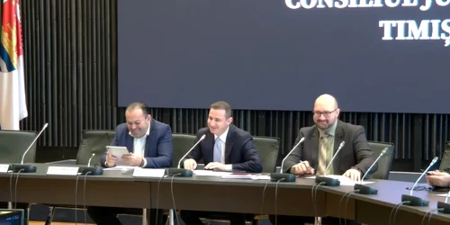 Jigniri în ședința CJ Timiș Foto Captură Video CJ Timiș jpg