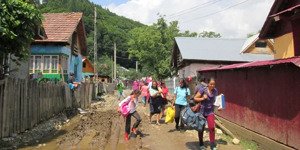 FOTO VIDEO Imagini dezolante în Vaideeni