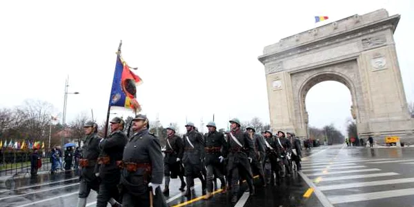 repetiţie pentru parada de 1 decembrie 2016. FOTO Sever Gheorghe