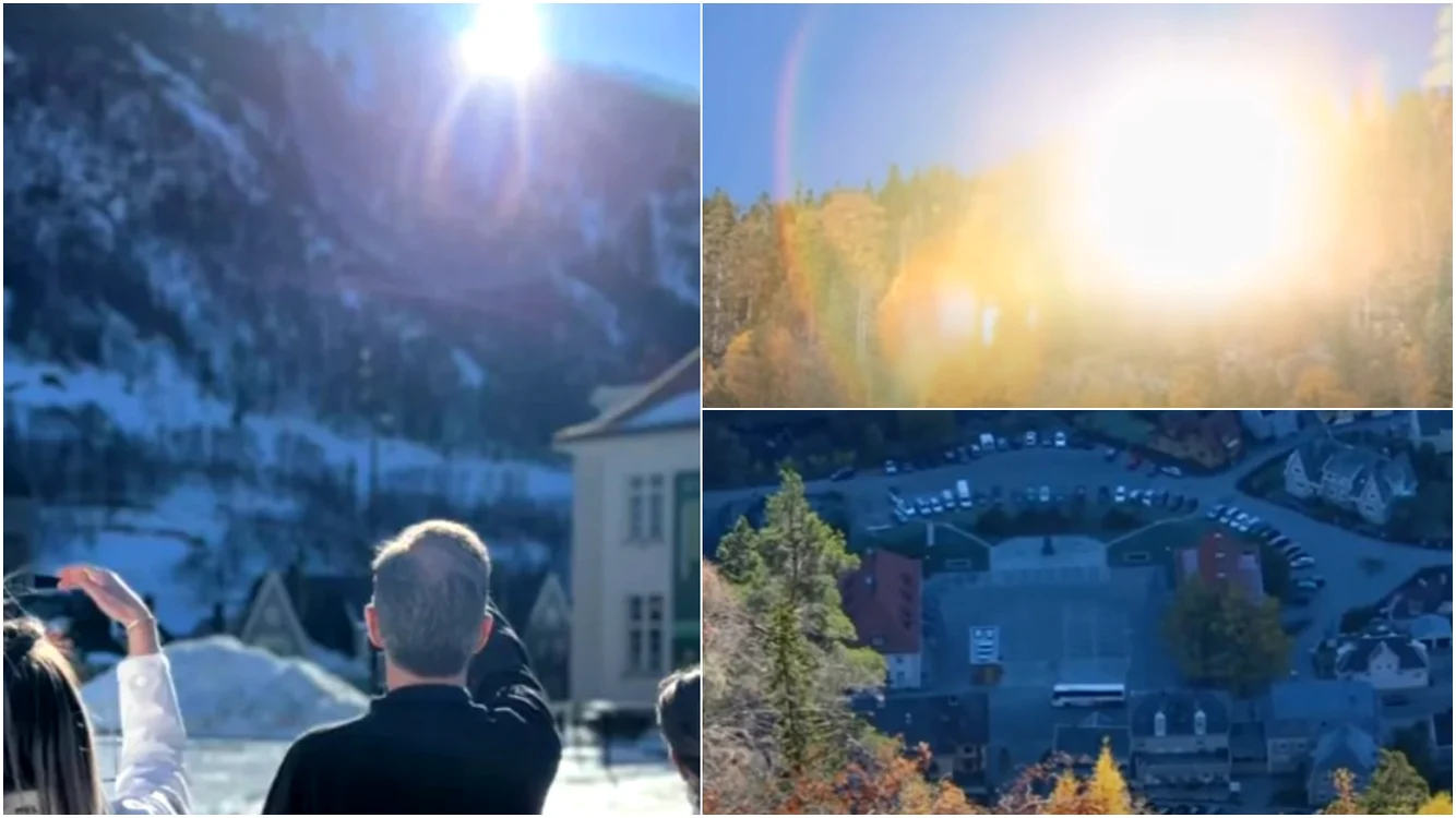 Orașul iluminat de oglinzi - foto: colaj/Instagram, captură video