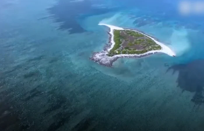 Oraşul Sansha din Marea Chinei de Sud FOTO captură