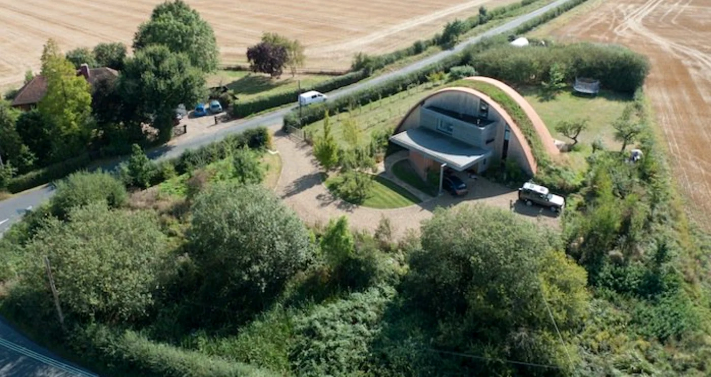 Casa arhitectului Richard Hawkes, prezentată în „Grand Designs” FOTO Twitter