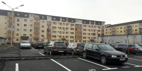 Parcarea nouă în cartierul Girocului din Timişoara