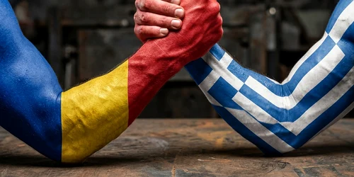 romania vs grecia foto AI jpg