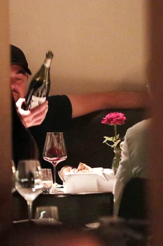 Leo DiCaprio, cină la Roma, Profimedia 