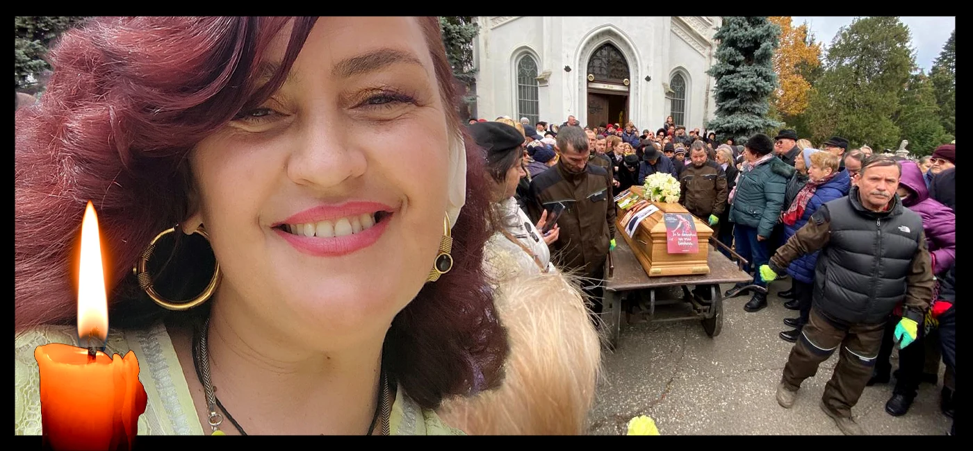 Rona Hartner a fost înmormântată vineri, la  Cimitirul Bellu Catolic. FOTO: Arhivă
