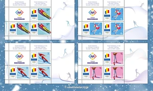 Emisiune de mărci poștale dedicată participării României la Jocurile Olimpice de iarnă