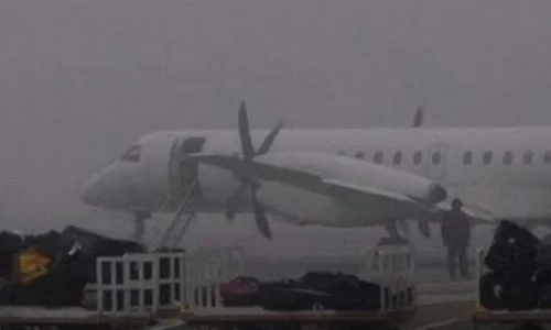 Ceață pe aeroport. Sursa: Ziare.com