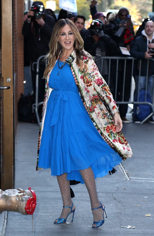 Sarah Jessica Parker arrive à l'émission "The View" à New York jpeg