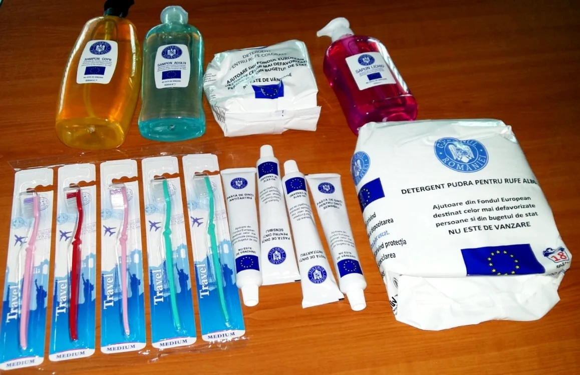 Produse de igienă pentru persoanele nevoiaşe FOTO Adevărul