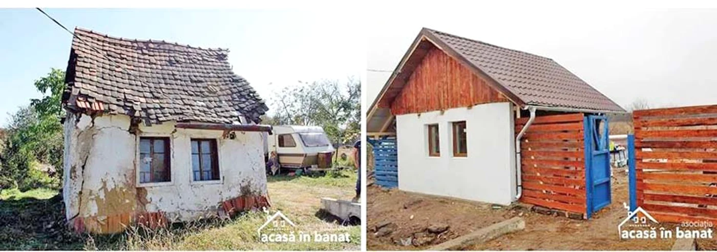 Casa Elenei Nimitan  a fost refăcută cu  ajutorul voluntarilor