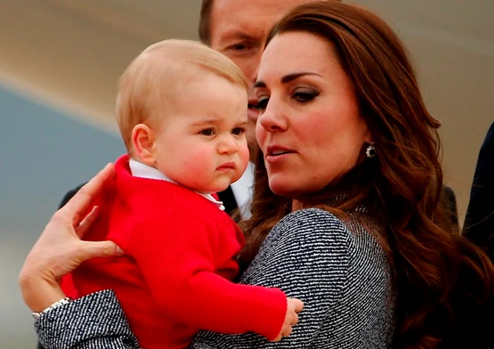 Kate şi prinţul William au deja un băieţel, pe micul prinţ George, care în curând va împlini 1 anFoto: Reuters