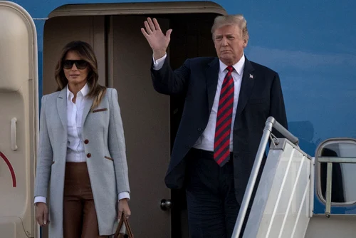 US President Donald Trump Arrives In Finland For Talks With President Putin Of Russia jpeg