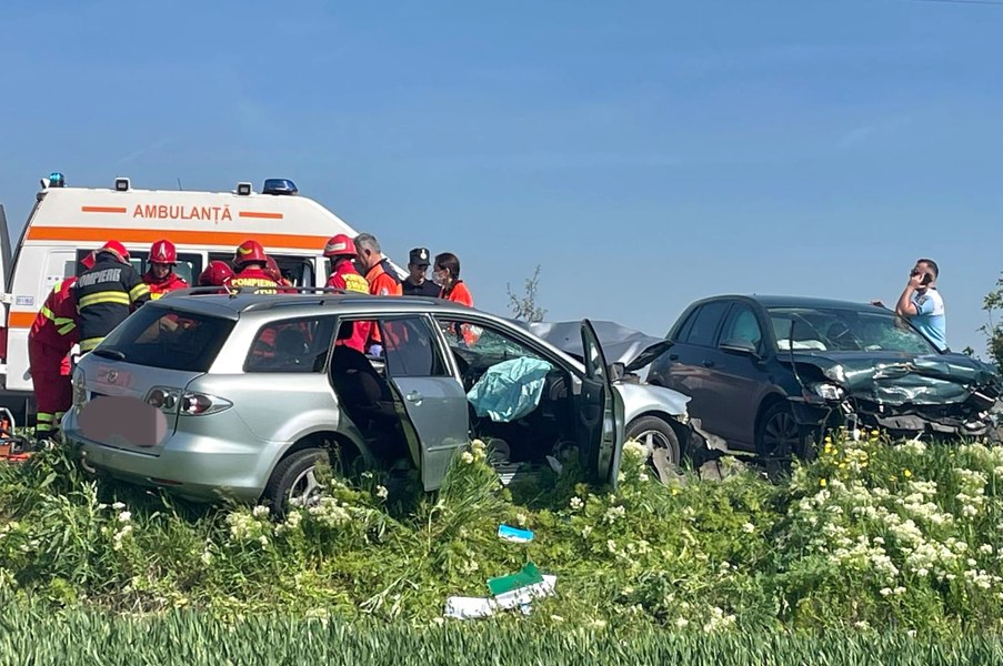 Accident în județul Teleorman. Un tânăr de 23 de ani, transportat cu elicopterul SMURD la Spitalul Floreasca