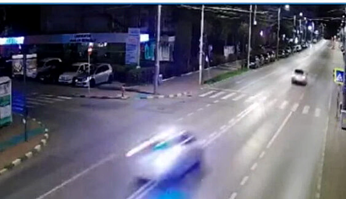 Șoferul fugar fost prins după ce a intrat într-un gard FOTO Arhivă