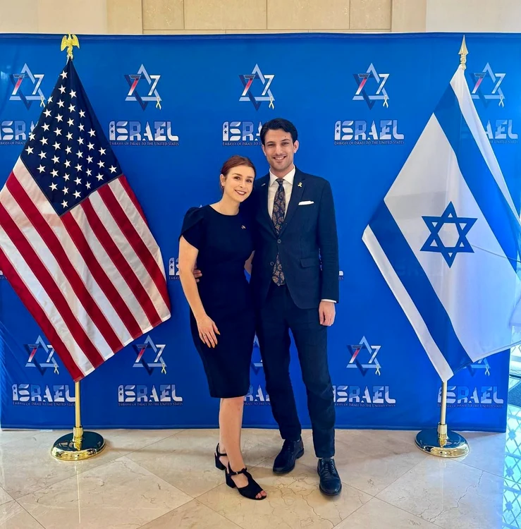 Au fost uciși diplomații israelieni Yaron Lischinsky și Sarah Milgrim Foto: X