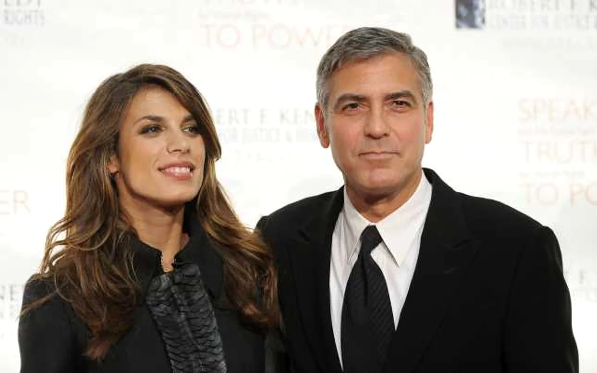 Elisabeta Canalis George Clooney FOTO Getty 