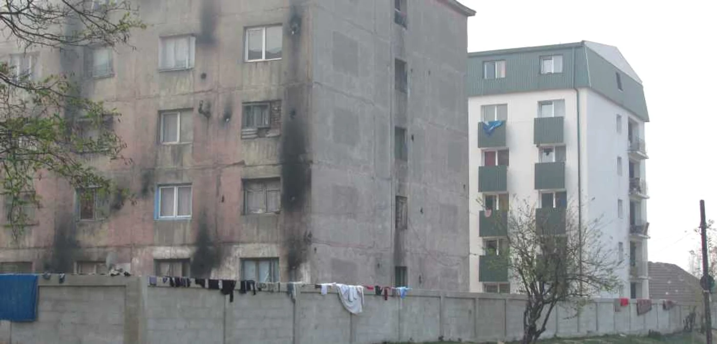 Gardul de pe strada Horea a fost construit în anul 2011 Foto: Adevărul
