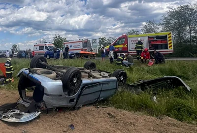 accident DN1 Fagaras judetul Brasov FOTO fagarasultau.ro
