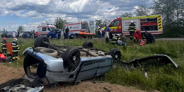 accident DN1 Fagaras judetul Brasov FOTO fagarasultau.ro