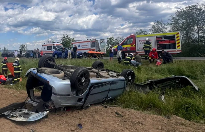 Autoturismul nu avea scaune pentru copii FOTO fagarasultau.ro
