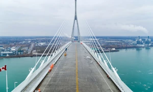 Podul internațional Gordie Howe intre SUA si Canada FOTO Facebook / Gordie Howe International Bridge